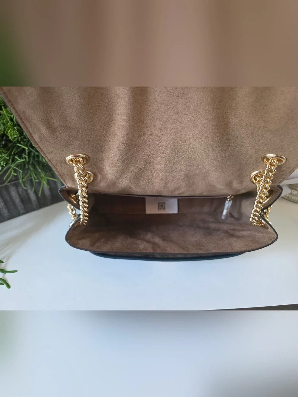Coach Elodie Dark Teal Smooth Leather Crossbody/Shoulder Bag Gold Chain NWT